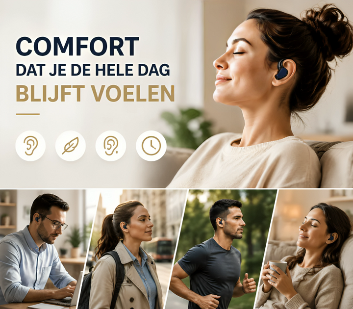 ComfortPods | Nooit Meer Pijnlijke Oordopjes - Comfortabele Open-Ear Earbuds