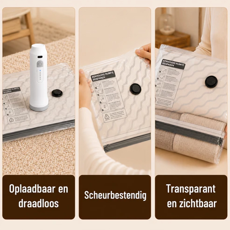 VacuumPack | Meer Ruimte In Je Koffer Zonder Extra Bagage