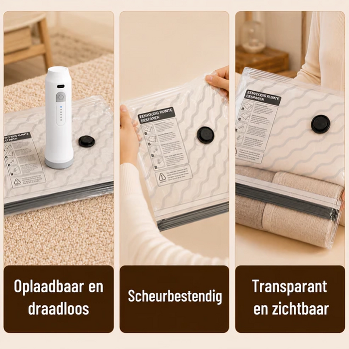 VacuumPack | Meer Ruimte In Je Koffer Zonder Extra Bagage