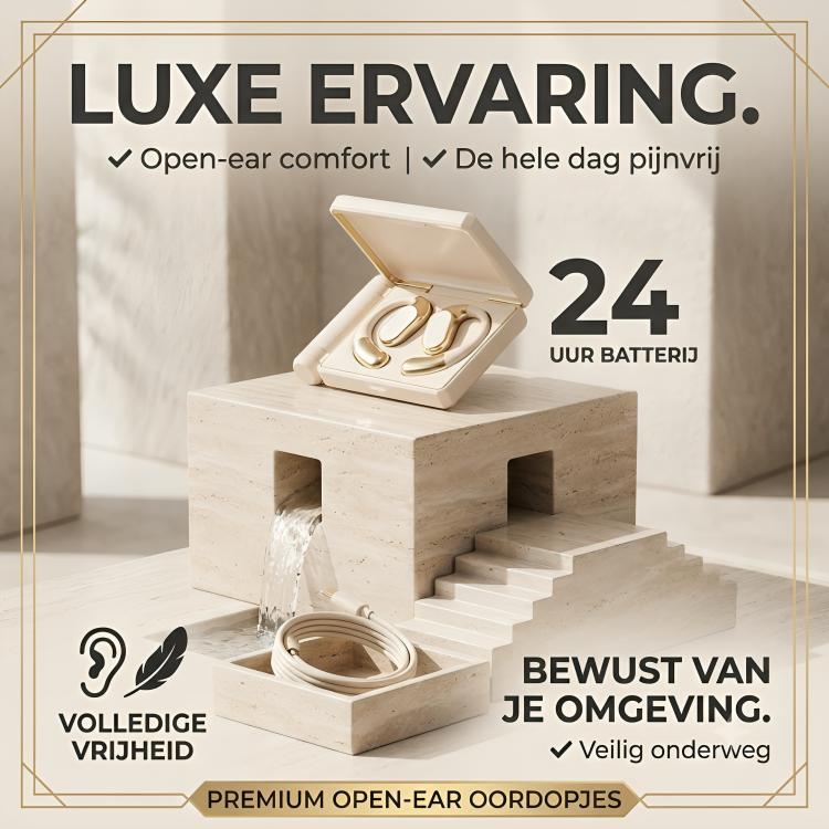 ComfortPods | Nooit Meer Pijnlijke Oordopjes - Comfortabele Open-Ear Earbuds