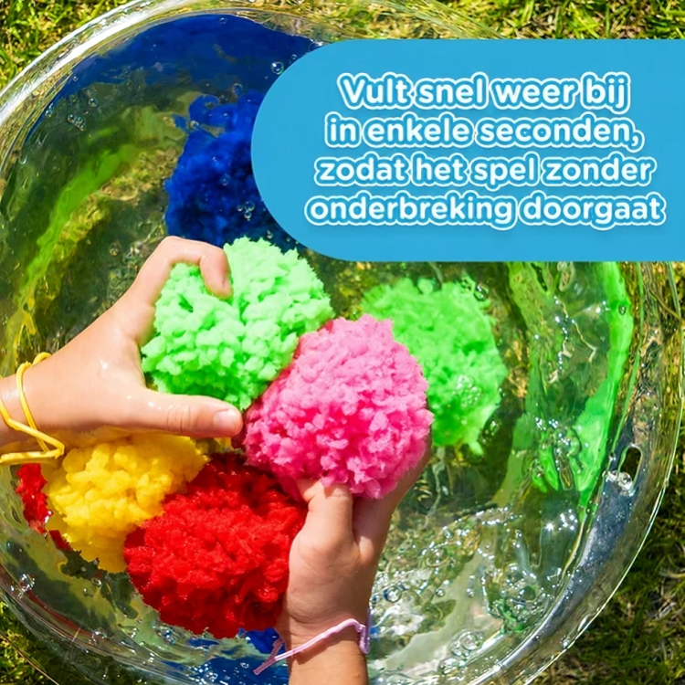WaterSponge Balls | Herbruikbare Waterballonnen voor Eindeloos Waterplezier