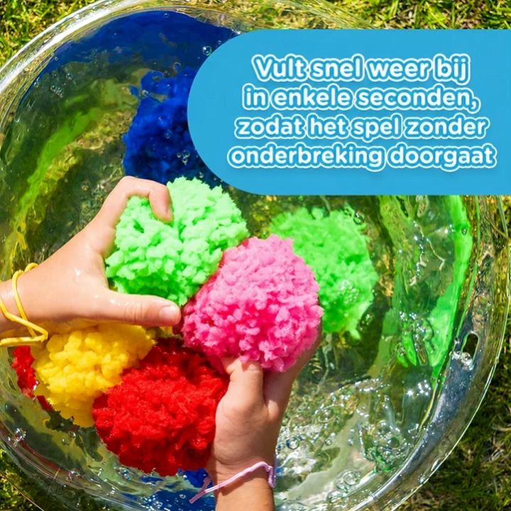 WaterSponge Balls | Herbruikbare Waterballonnen voor Eindeloos Waterplezier