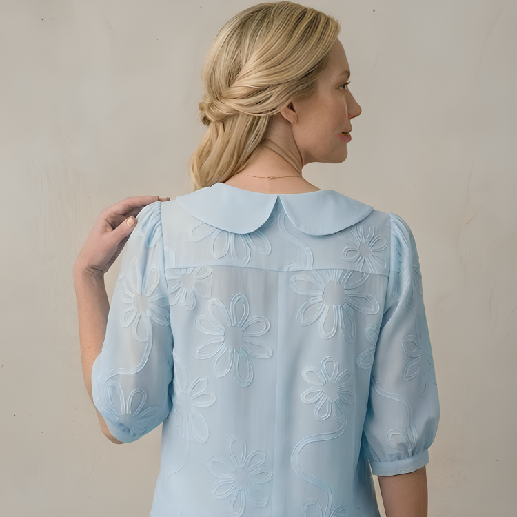 Rosalie | Geborduurde Blouse