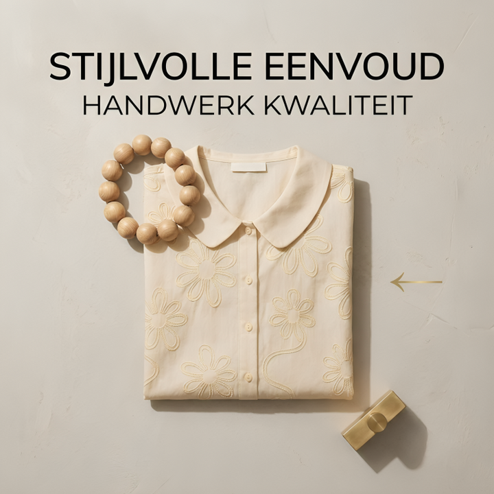 Rosalie | Geborduurde Blouse