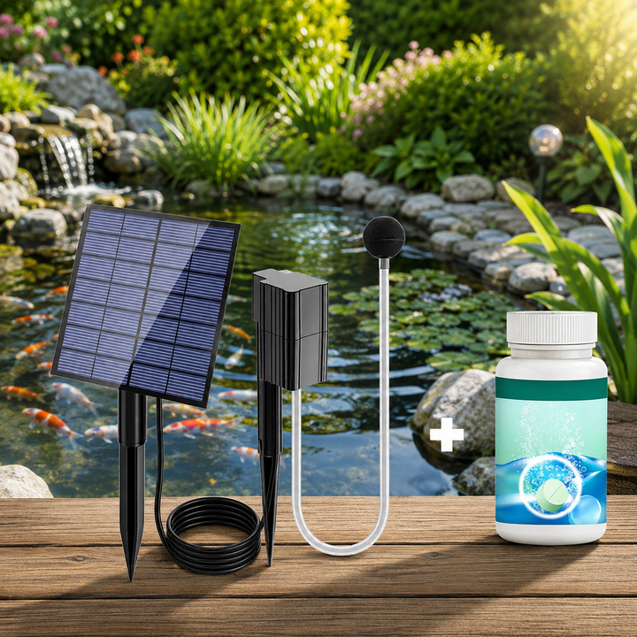 PondAerator | Zonne-energie Vijverbeluchter Zonder Stroomaansluiting