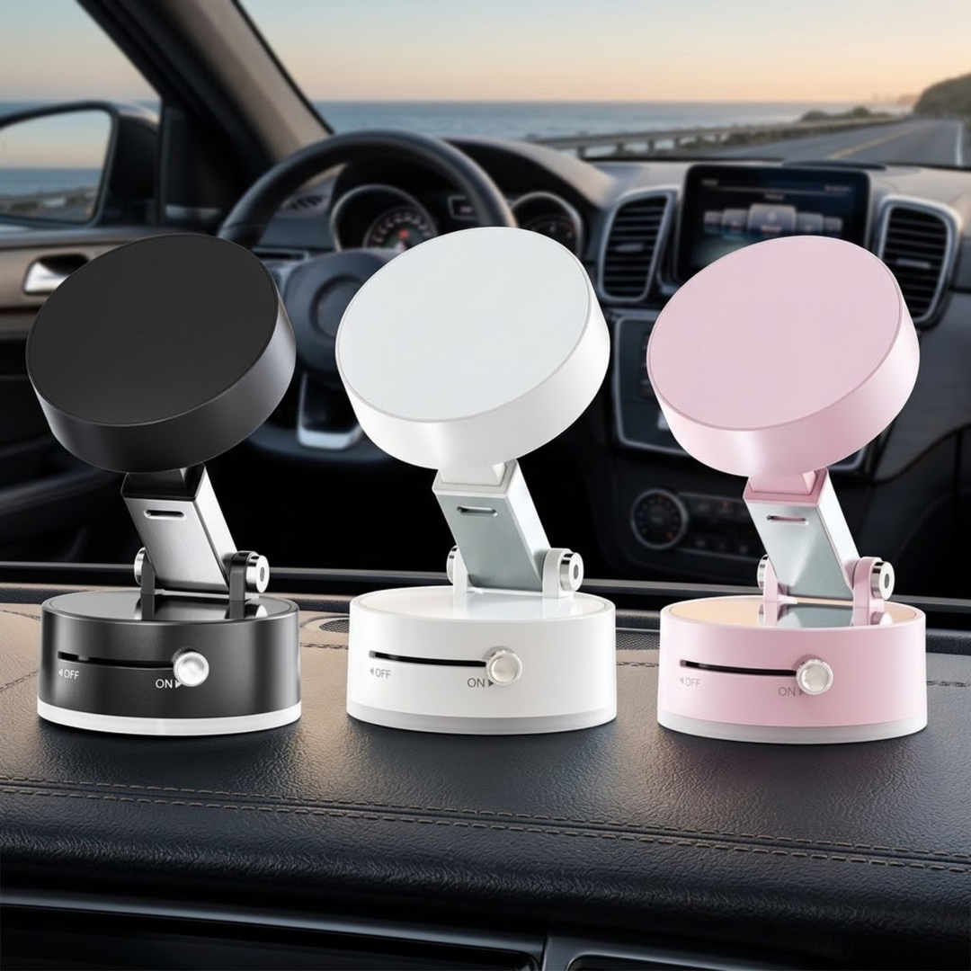 MagnoMount | Magnetische Vacuüm Telefoonhouder Met Maximale Grip