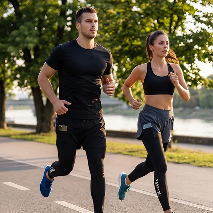 StrideCore | 2-in-1 Sportshort met Compressielaag