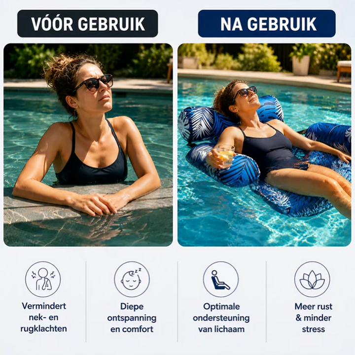 WaterLounge | Comfortabele Drijvende Zwembadstoel