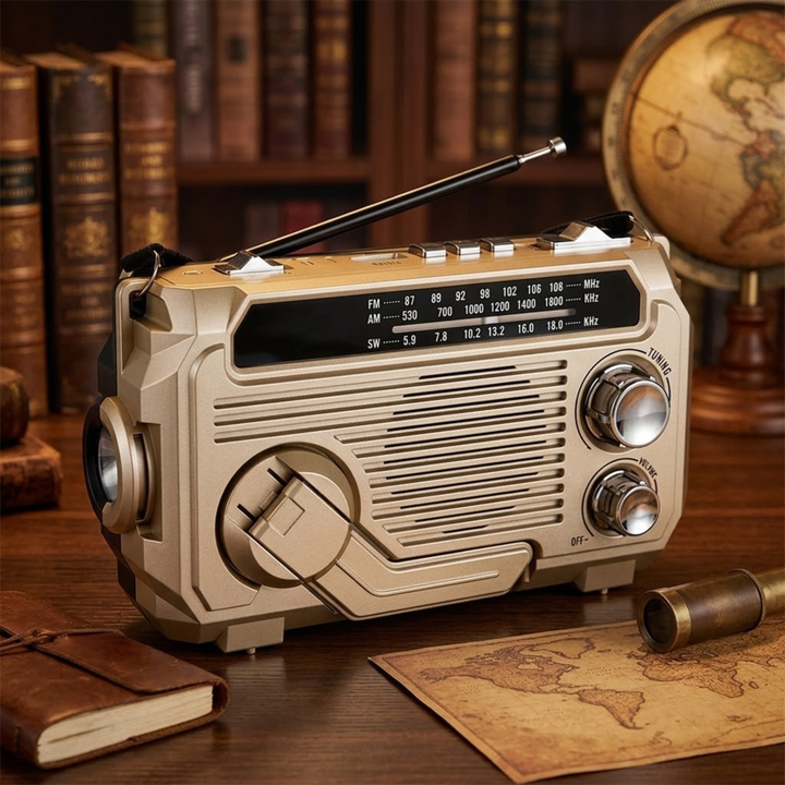 SafeWave | Multifunctionele Noodradio met Powerbank