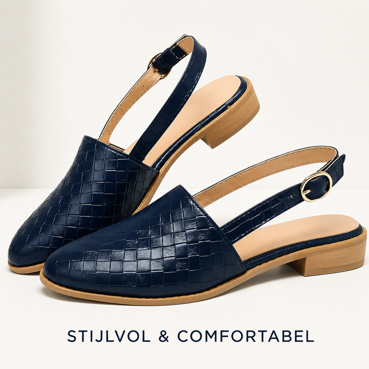 Solea | Gevlochten Slingback Loafers