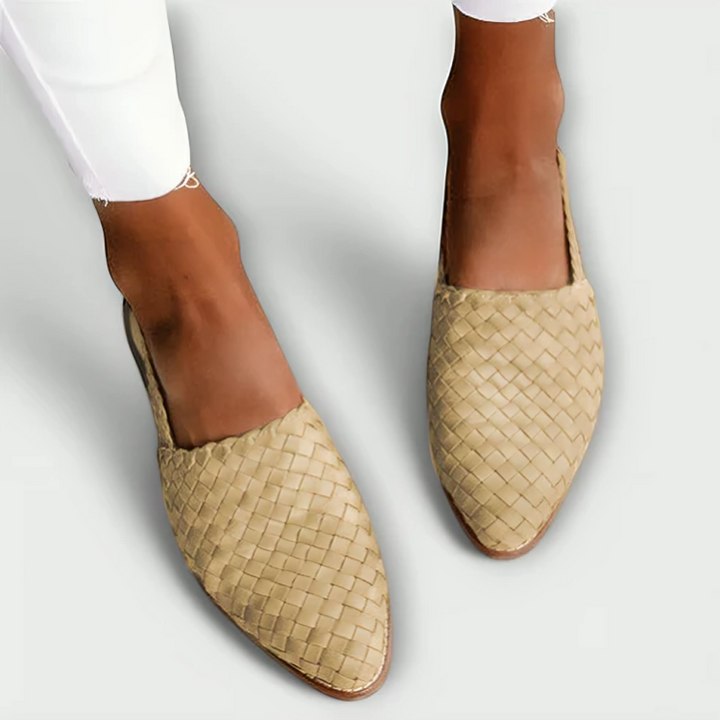 Solea | Gevlochten Slingback Loafers