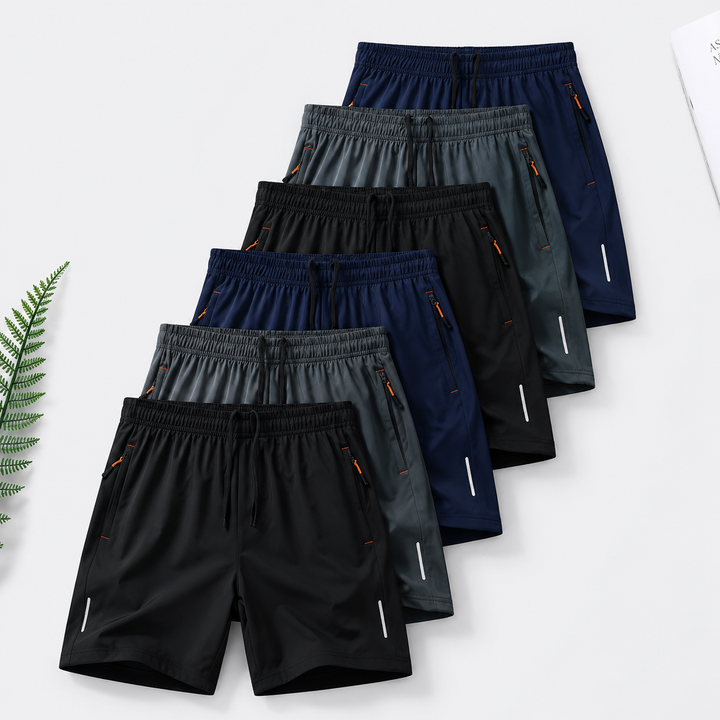 6-Pack Comfort Shorts met Ritszakken