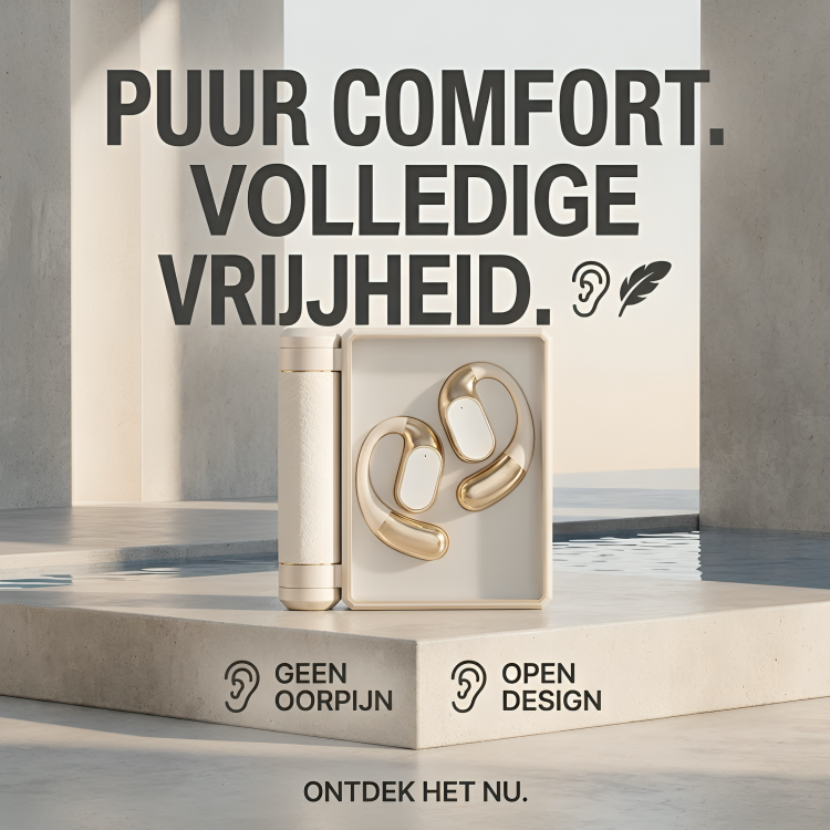 ComfortPods | Nooit Meer Pijnlijke Oordopjes - Comfortabele Open-Ear Earbuds