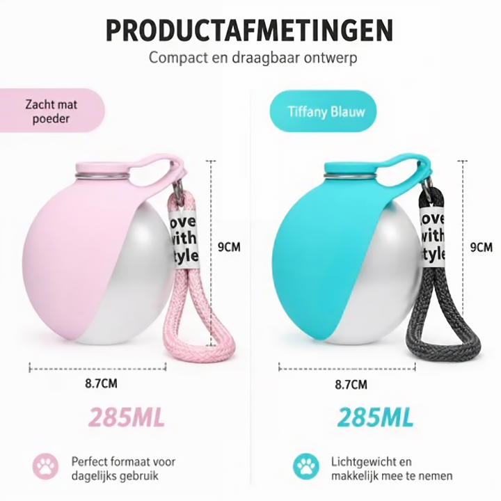 AquaPaw | Draagbare Drinkfles voor Honden
