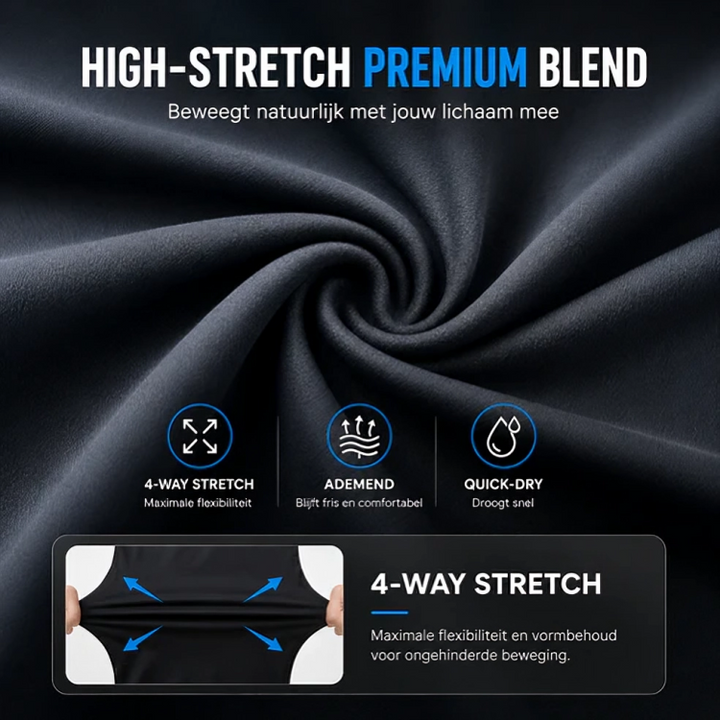 StrideCore | 2-in-1 Sportshort met Compressielaag