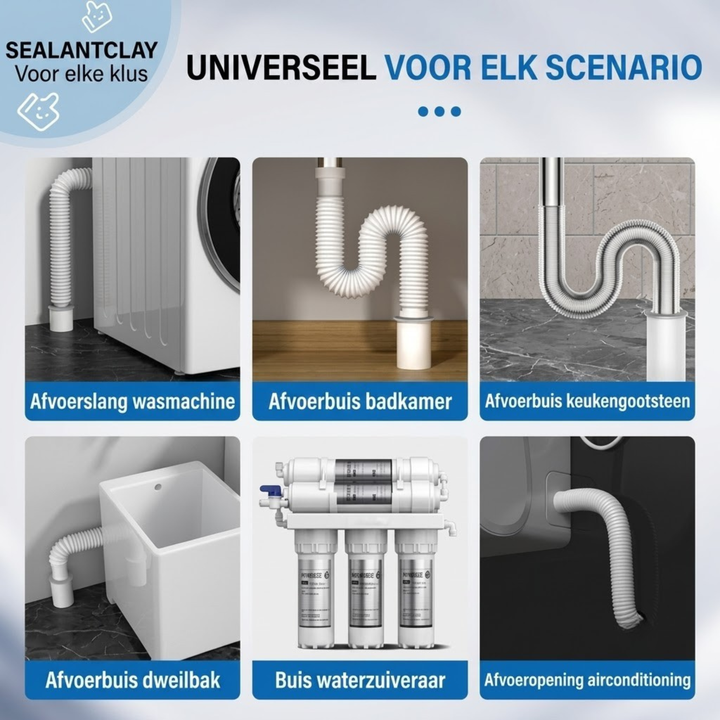 SealantClay | Vormbare Afdichtklei voor Gaten & Kieren