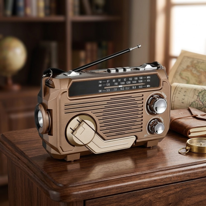 SafeWave | Multifunctionele Noodradio met Powerbank