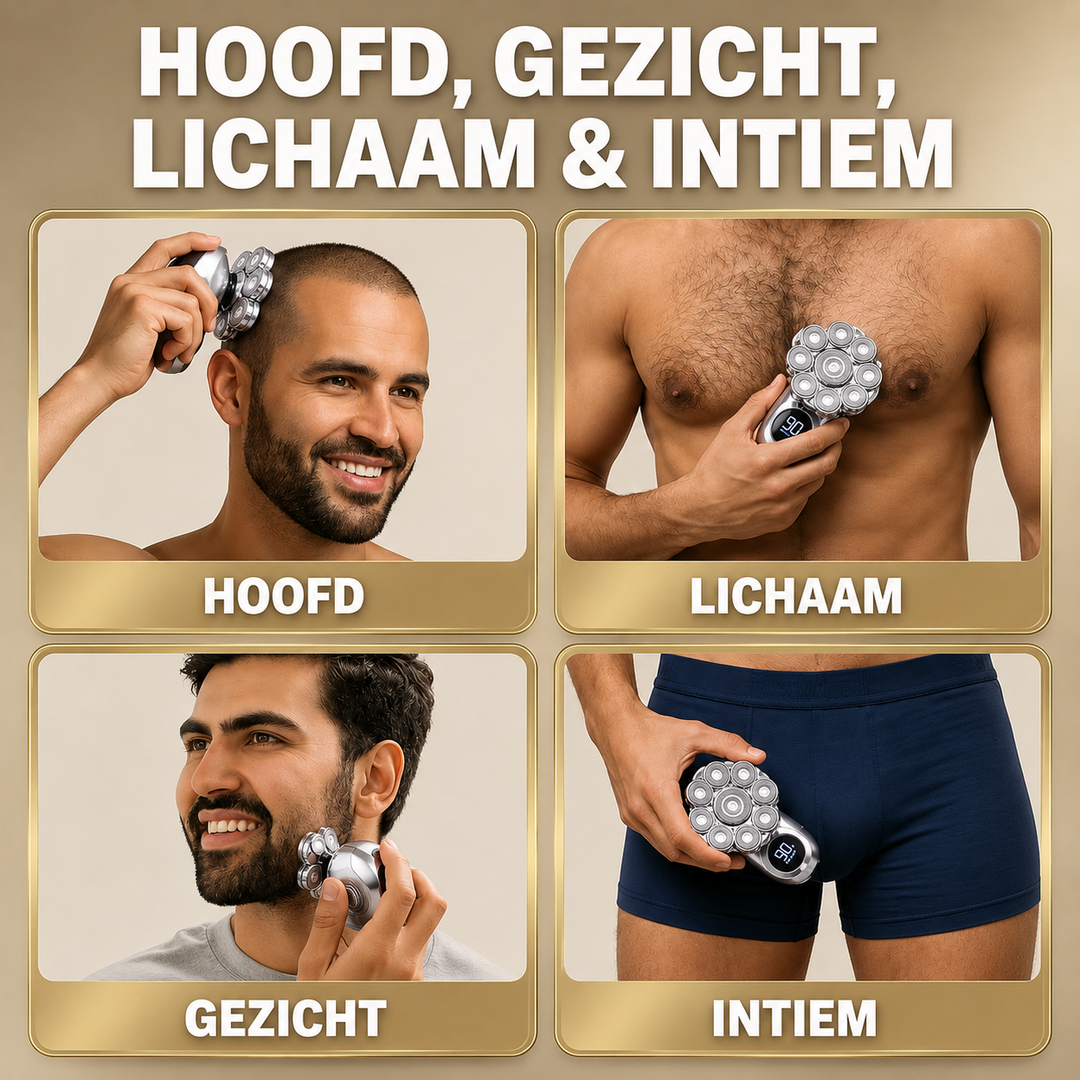 GlideShave | Snel En Comfortabel Je Hoofd Glad Scheren