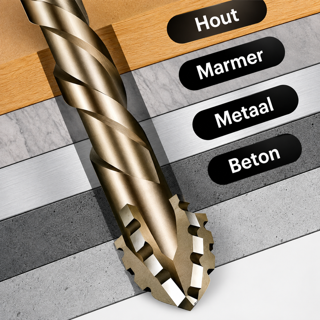 DrillPro | Multimateriaal Boorset – 5-delig