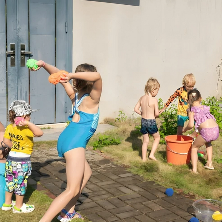 WaterSponge Balls | Herbruikbare Waterballonnen voor Eindeloos Waterplezier