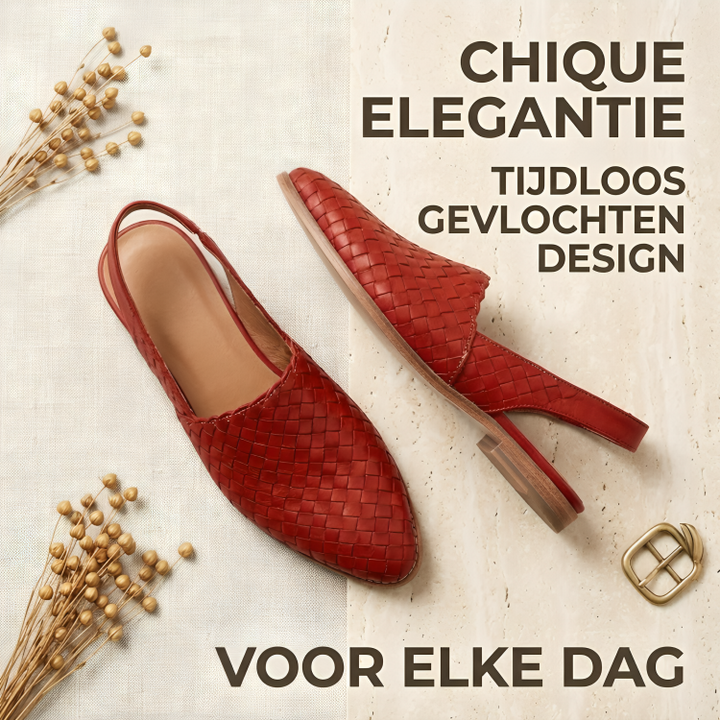 Solea | Gevlochten Slingback Loafers