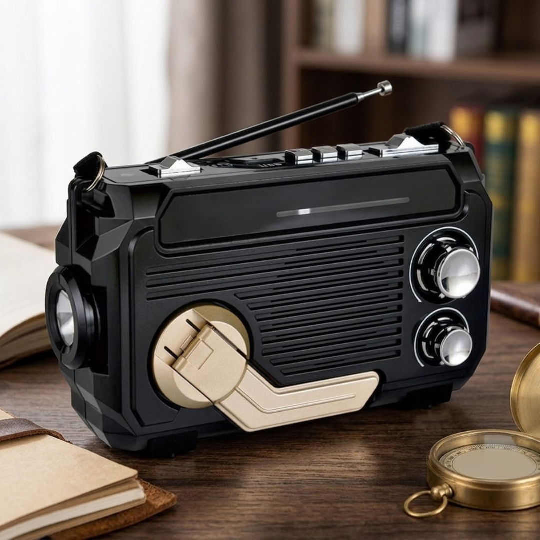 SafeWave | Multifunctionele Noodradio met Powerbank
