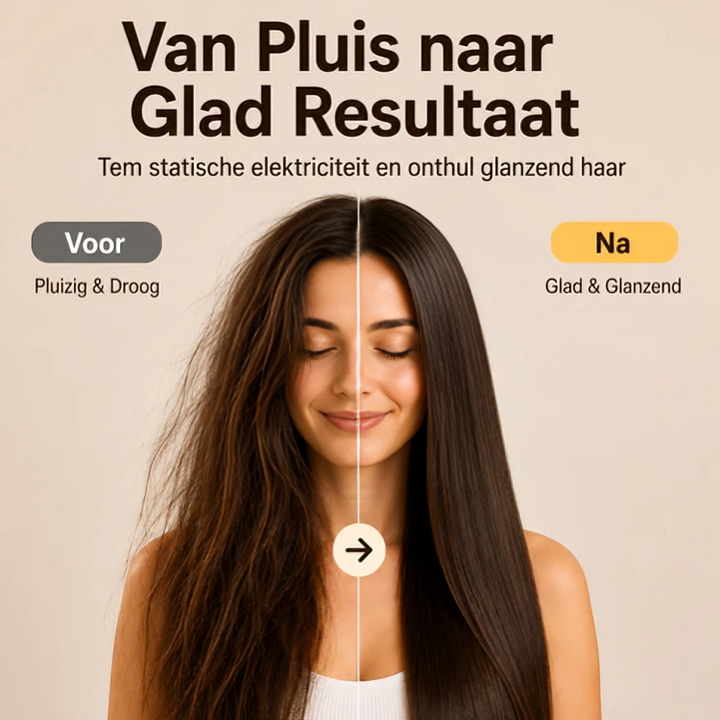MistBrush | 3-in-1 Haarborstel met Sprayfunctie