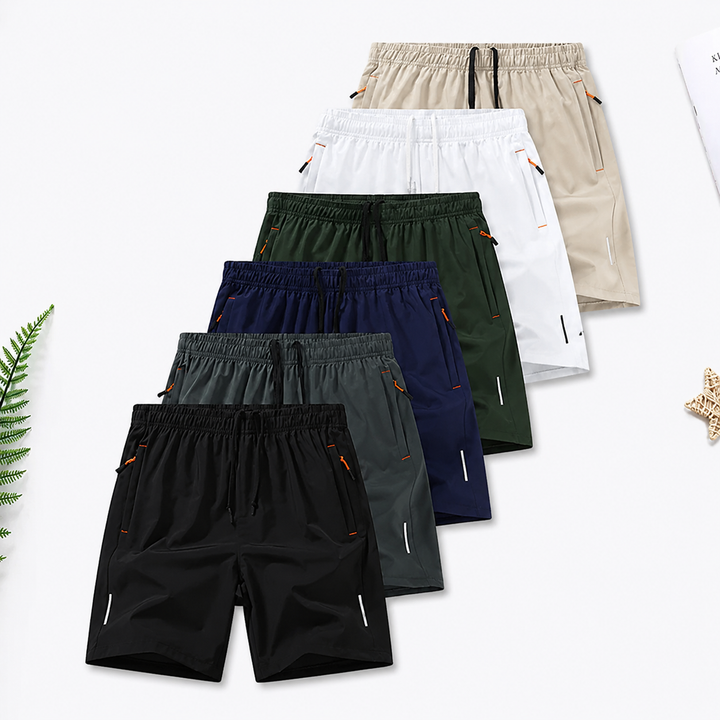 6-Pack Comfort Shorts met Ritszakken