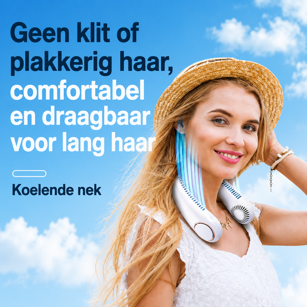 CoolBreeze Nekventilator – Handsfree Verkoeling