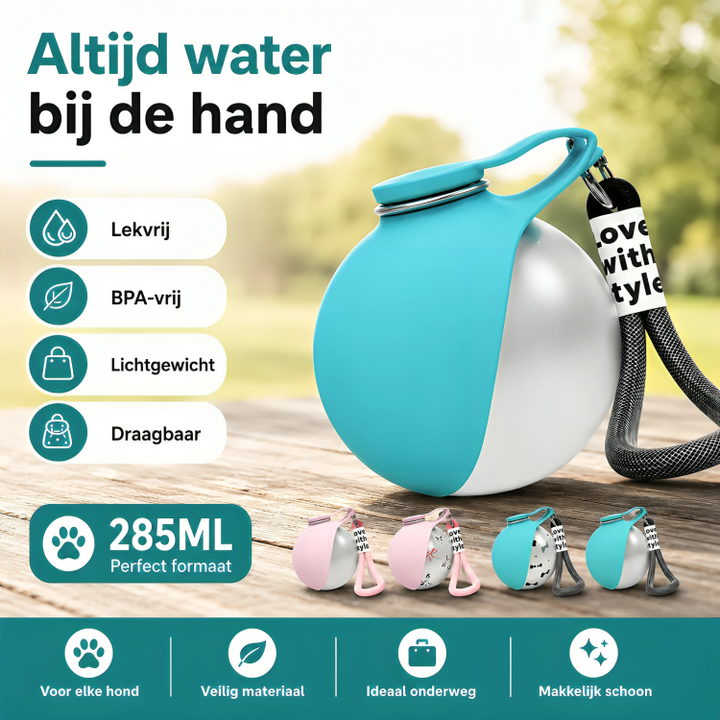 AquaPaw | Draagbare Drinkfles voor Honden