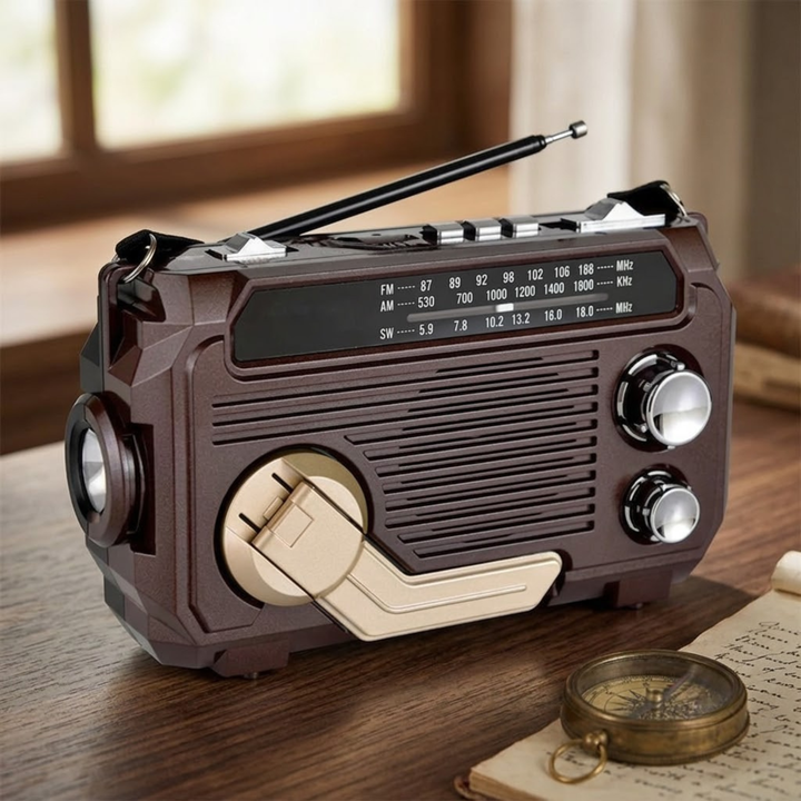 SafeWave | Multifunctionele Noodradio met Powerbank