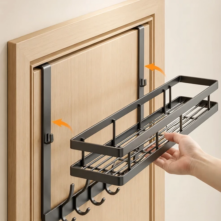 DoorRack | Slimme Deurorganizer met Opbergruimte & Haken
