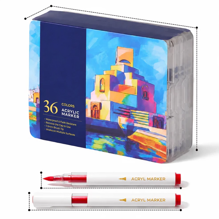 Acryl Marker | Watervaste Acryl Markers Set