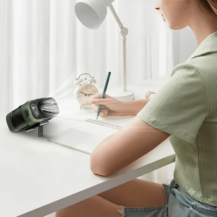 BreezeClip | Handsfree Verkoeling Tijdens Warme Dagen