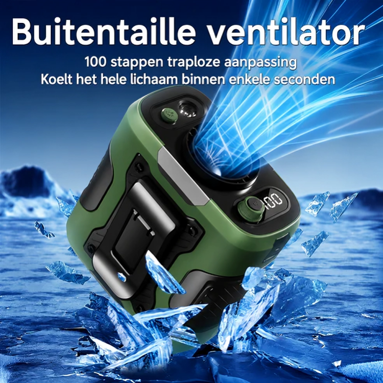 BreezeClip | Handsfree Verkoeling Tijdens Warme Dagen