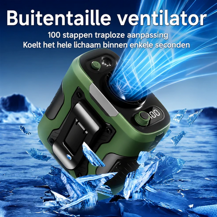 BreezeClip | Handsfree Verkoeling Tijdens Warme Dagen
