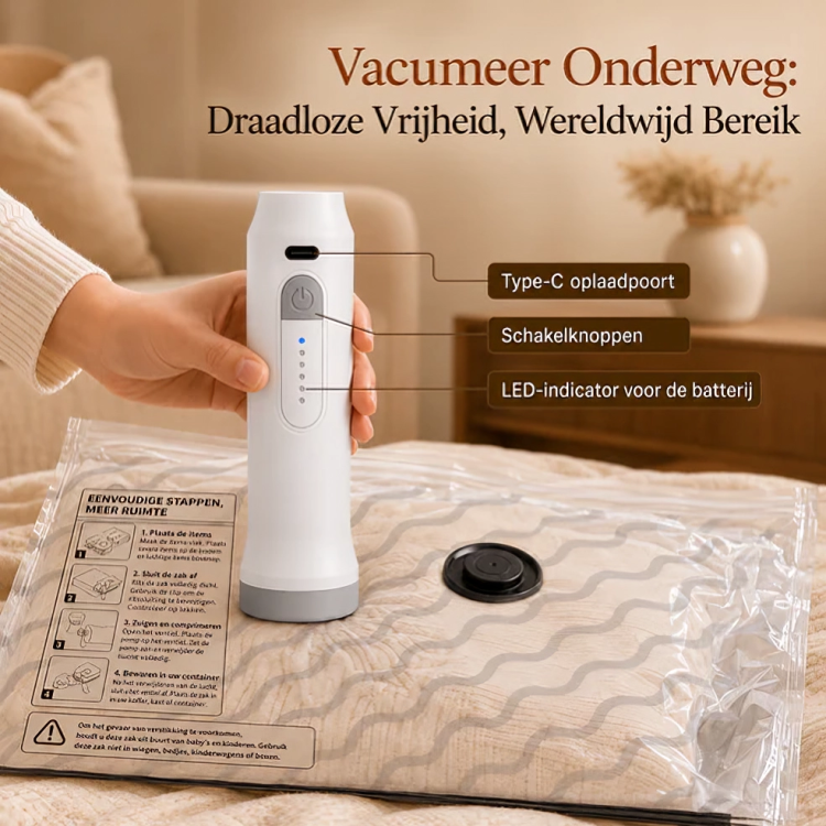 VacuumPack | Meer Ruimte In Je Koffer Zonder Extra Bagage