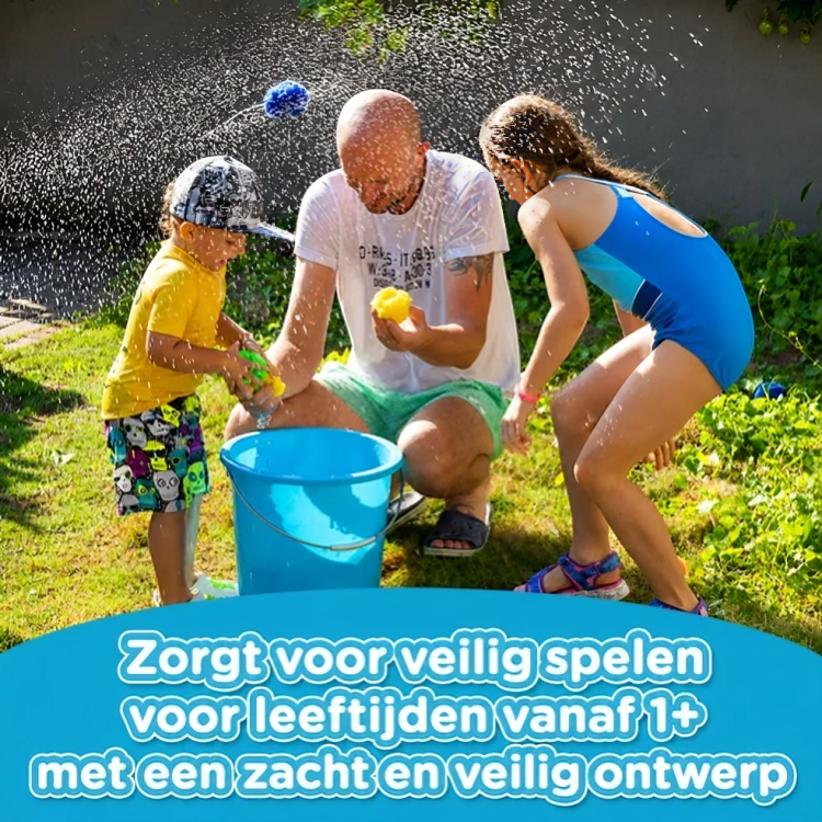 WaterSponge Balls | Herbruikbare Waterballonnen voor Eindeloos Waterplezier