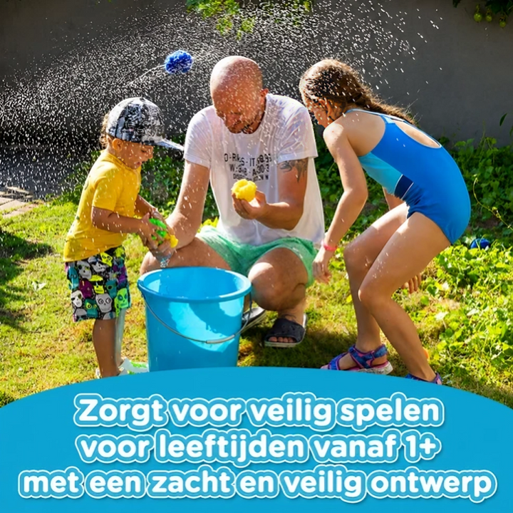WaterSponge Balls | Herbruikbare Waterballonnen voor Eindeloos Waterplezier