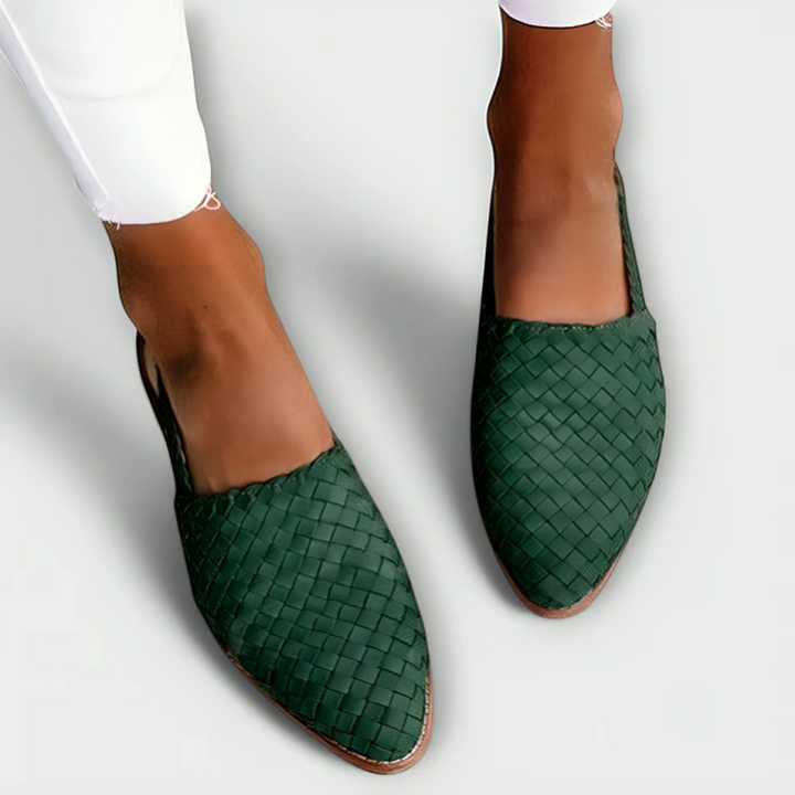 Solea | Gevlochten Slingback Loafers