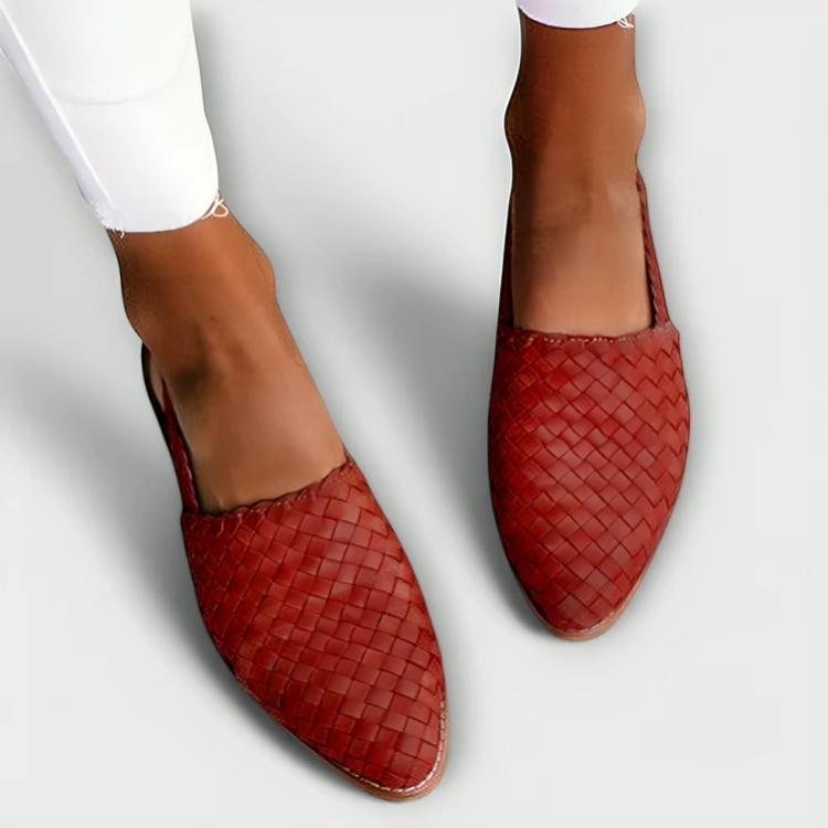 Solea | Gevlochten Slingback Loafers