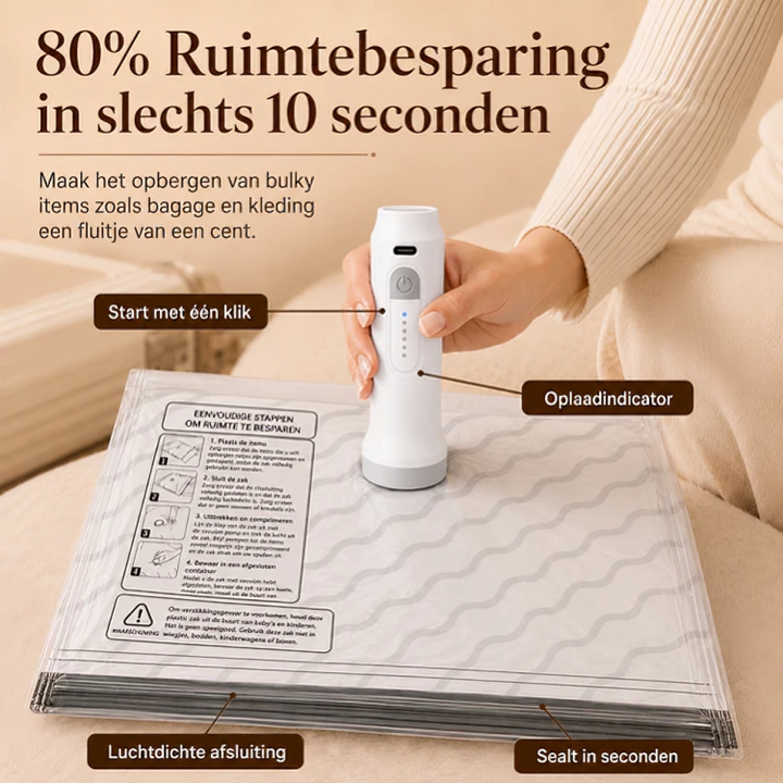 VacuumPack | Meer Ruimte In Je Koffer Zonder Extra Bagage