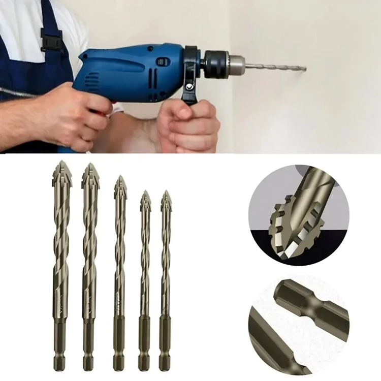 DrillPro | Multimateriaal Boorset – 5-delig