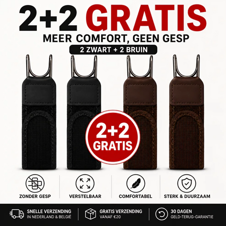 SlimHold | Elastische Clipband zonder Gesp voor Comfortabel Dagelijks Gebruik