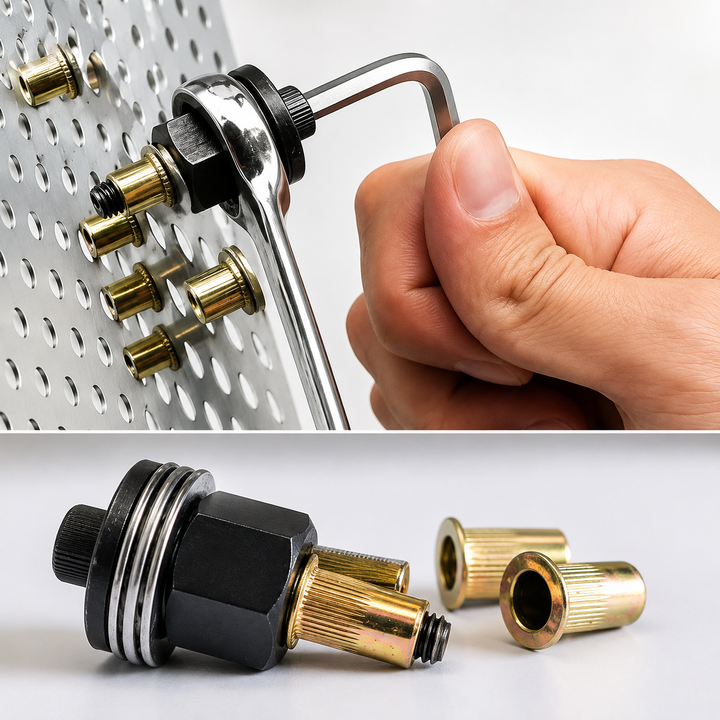 Carbon Steel Rivet Nut Tool Set | Eenvoudig Blindklinkmoeren Plaatsen