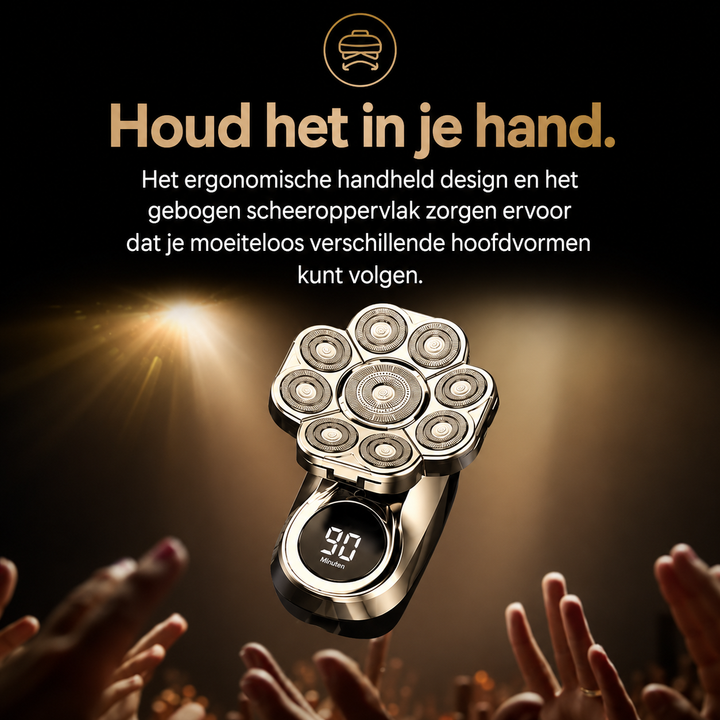 GlideShave | Snel En Comfortabel Je Hoofd Glad Scheren