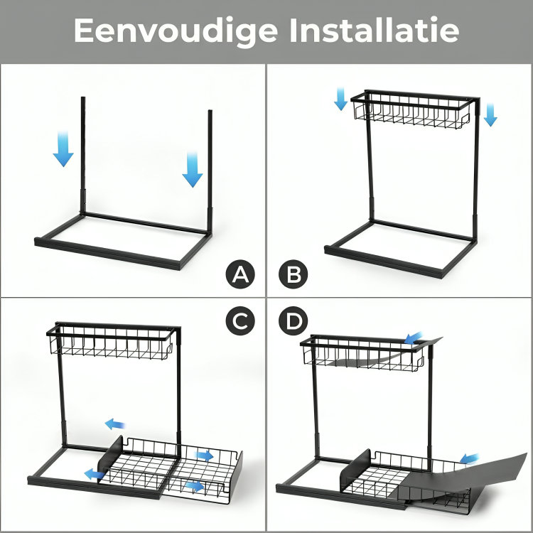 SliderRack | Meer ruimte in je onderkast, zonder gedoe
