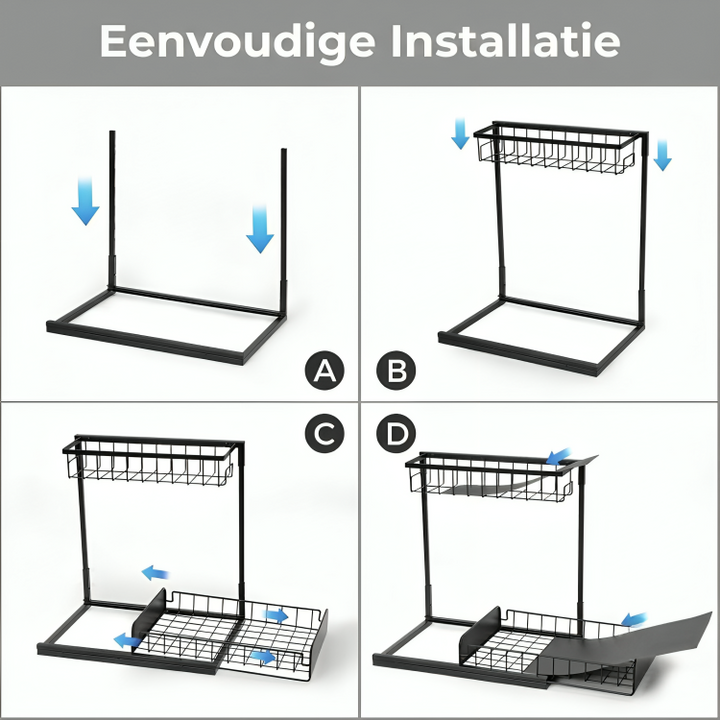 SliderRack | Meer ruimte in je onderkast, zonder gedoe