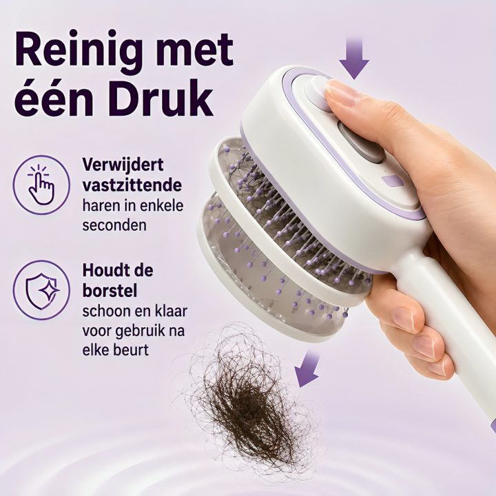 MistBrush | 3-in-1 Haarborstel met Sprayfunctie