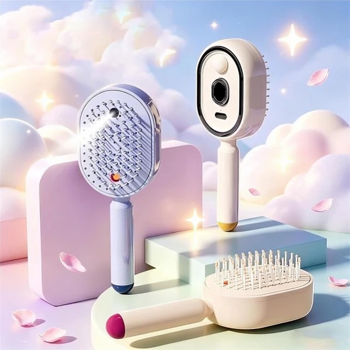 MistBrush | 3-in-1 Haarborstel met Sprayfunctie
